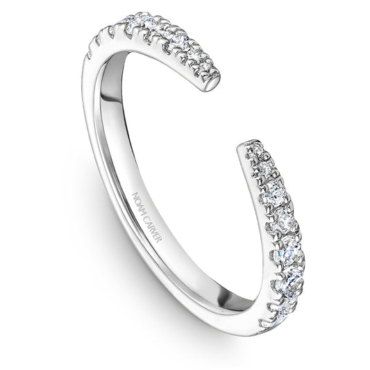 Noam Carver Stackable Platinum With 16 RD TCW 0.360ct