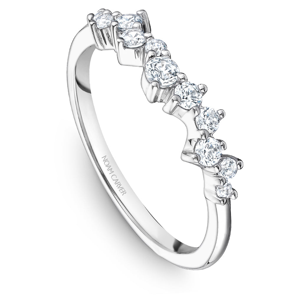 Noam Carver Stackable Platinum With 11 RD TCW 0.33ct