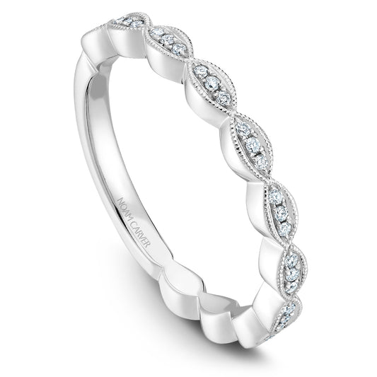 Noam Carver Stackable Platinum With 33 RD TCW 0.01ct