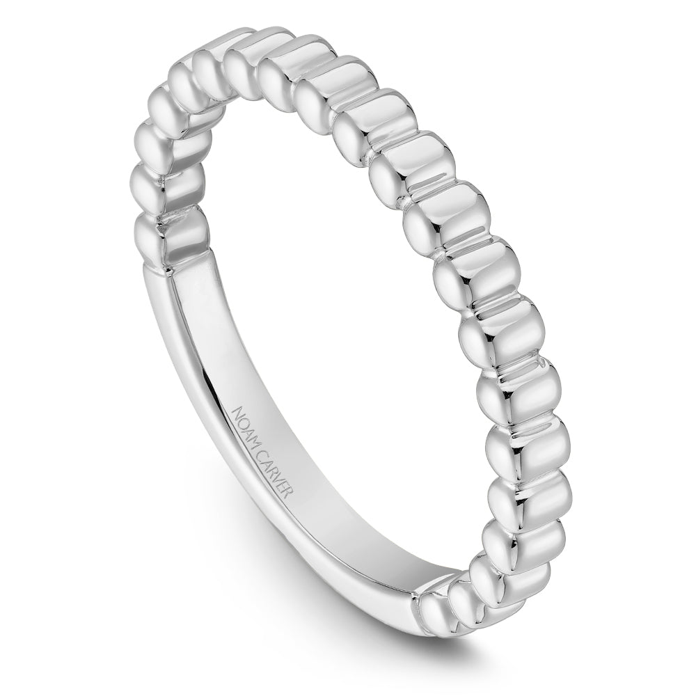 Noam Carver Stackable White 14k Gold