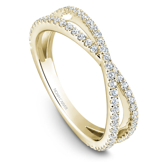Noam Carver Stackable Yellow 14k Gold With 71 RD TCW 0.43ct