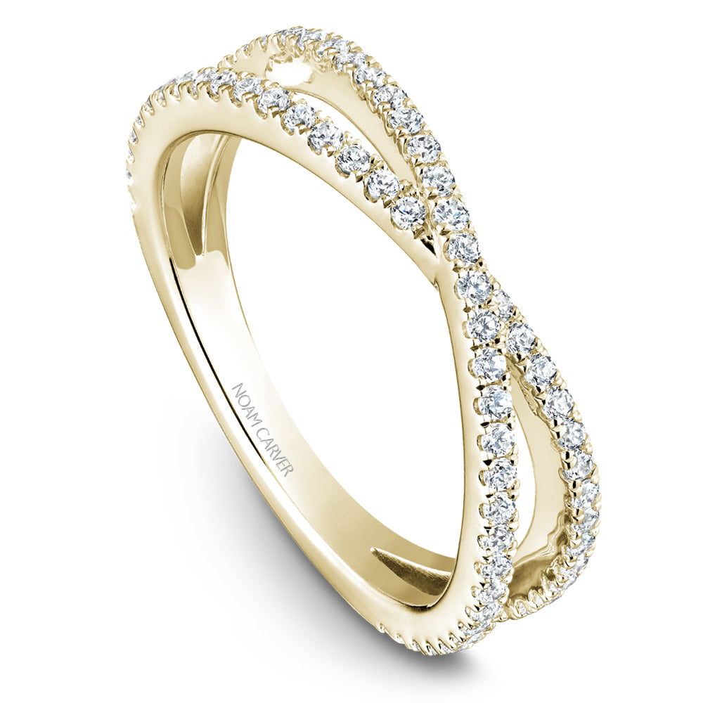 Noam Carver Stackable Yellow 18k Gold With 71 RD TCW 0.43ct