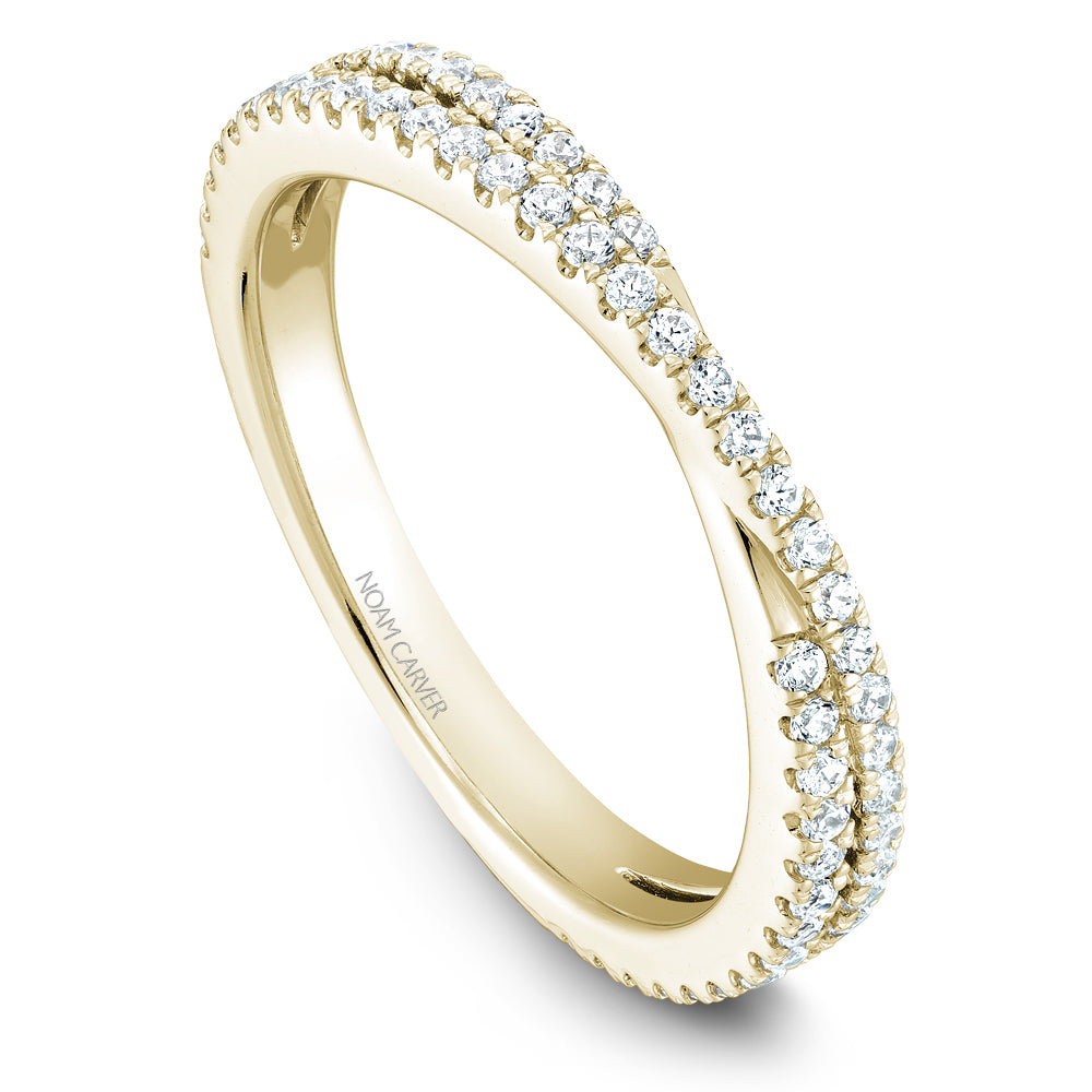 Noam Carver Stackable Yellow 18k Gold With 67 RD TCW 0.40ct