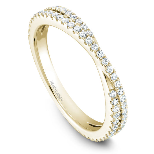 Noam Carver Stackable Yellow 18k Gold With 67 RD TCW 0.40ct