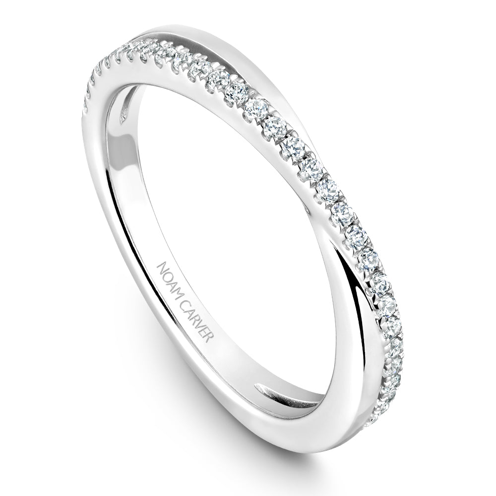 Noam Carver Stackable Platinum With 37 RD TCW 0.22ct