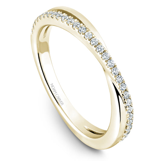 Noam Carver Stackable Yellow 14k Gold With 37 RD TCW 0.22ct