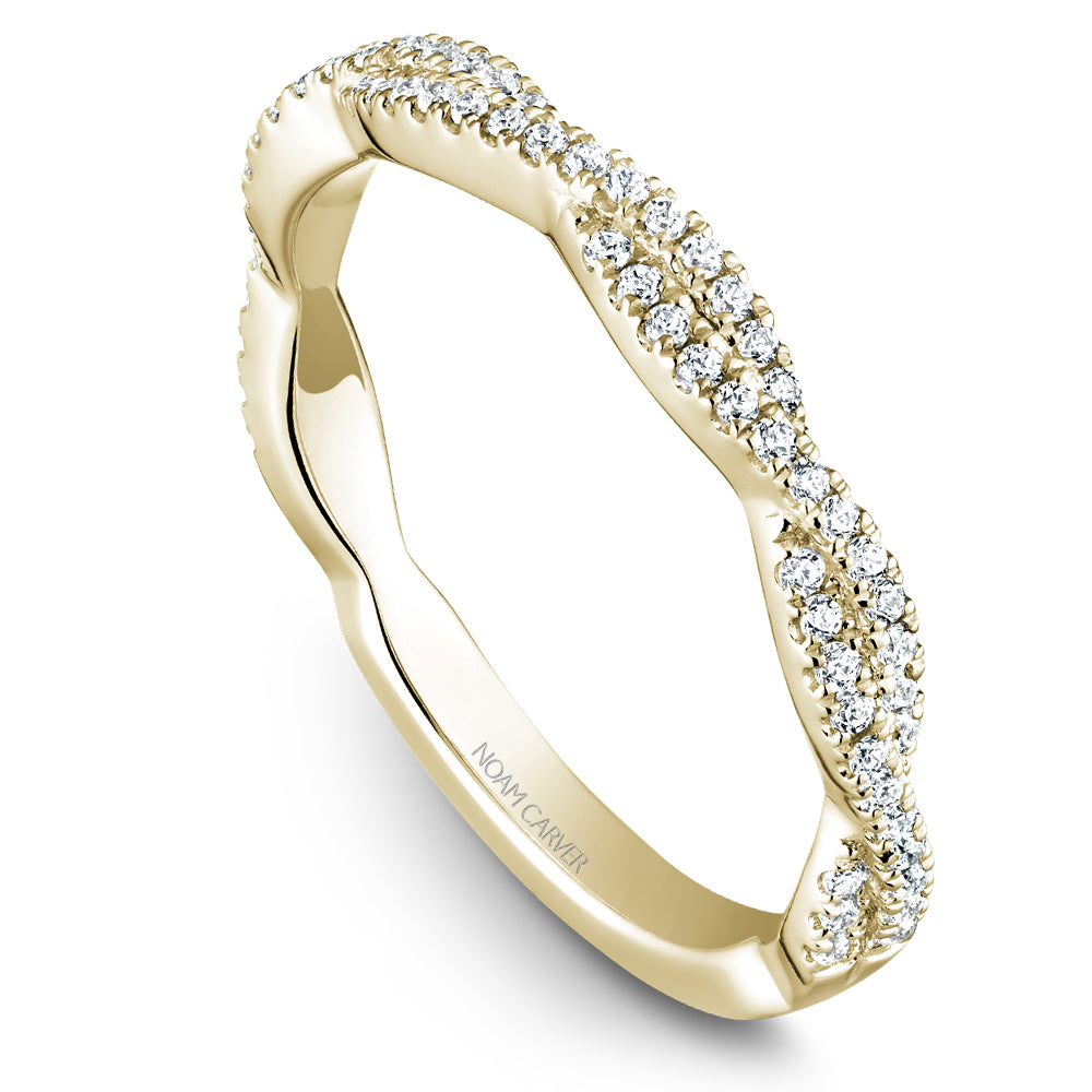 Noam Carver Stackable Yellow 18k Gold With 68 RD TCW 0.20ct