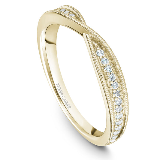 Noam Carver Stackable Yellow 14k Gold With 28 RD TCW 0.32ct