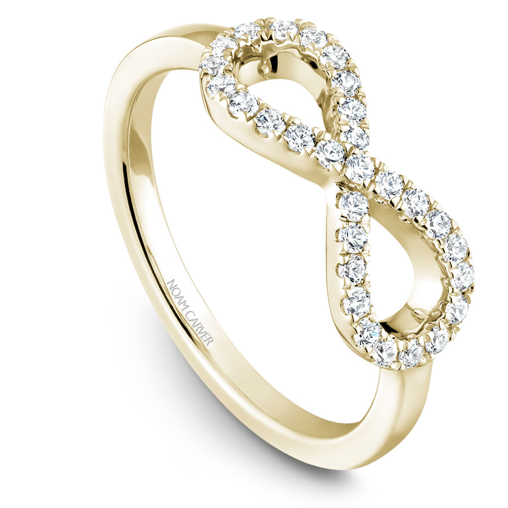 Noam Carver Stackable Yellow 14k Gold With 29 RD TCW 0.32ct