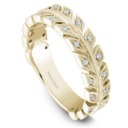 Noam Carver Stackable Yellow 14k Gold With 28 RD TCW 0.17ct