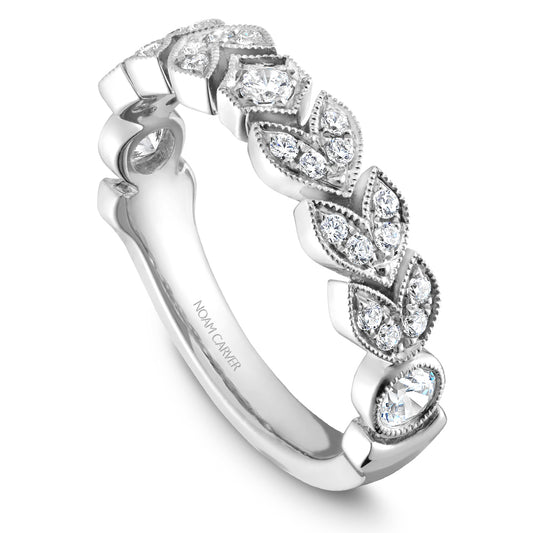 Noam Carver Stackable Platinum With 15 RD TCW 0.72ct