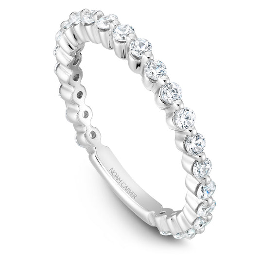 Noam Carver Stackable Platinum With 23 RD TCW 0.64ct