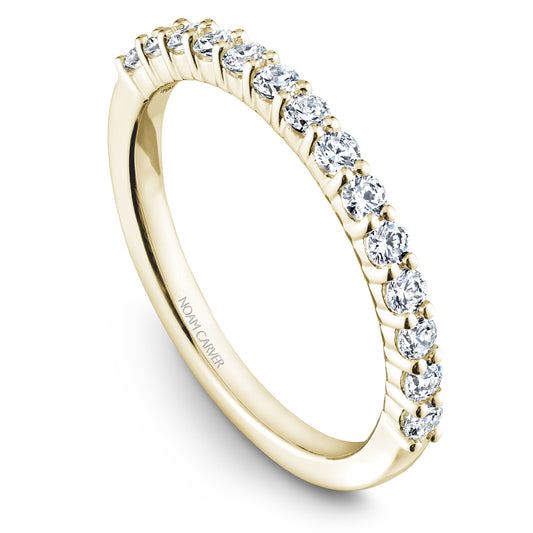Noam Carver Stackable Yellow 14k Gold With 14 RD TCW 0.39ct
