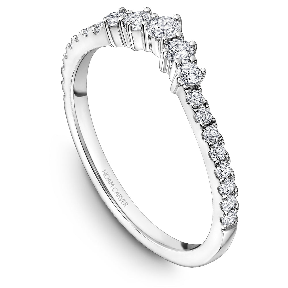 Noam Carver Stackable Platinum With 21 RD TCW 0.35ct