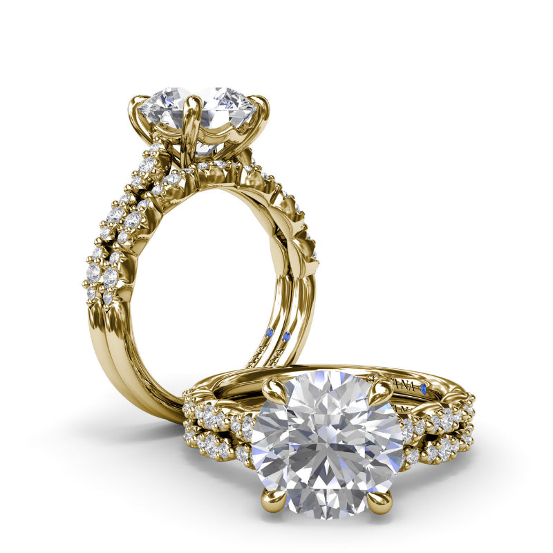 Fana Cluster Marquise Diamond Wedding Band