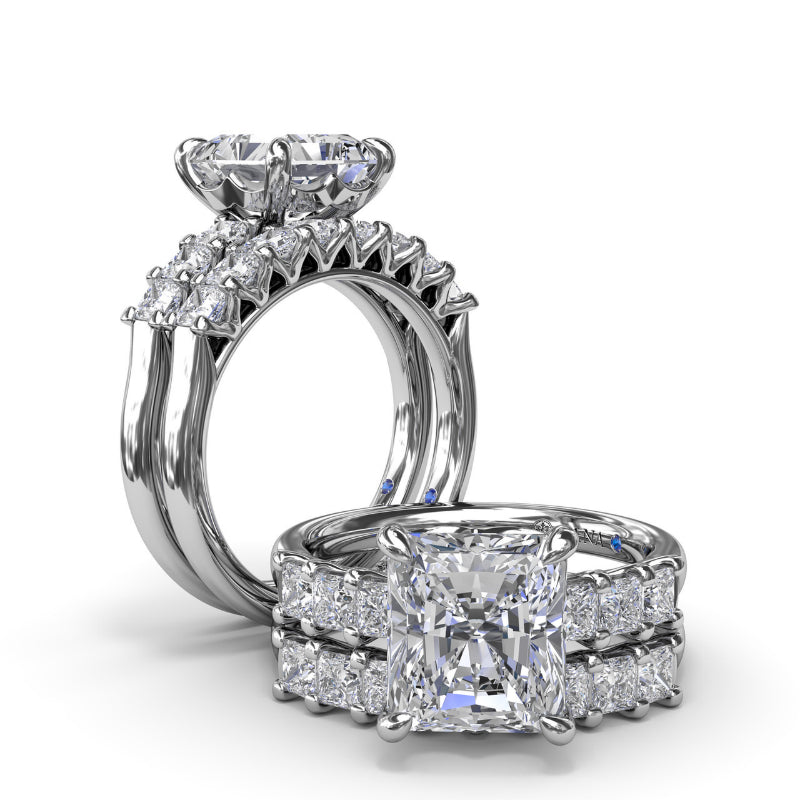 Fana Princess Cut Diamond Wedding Band
