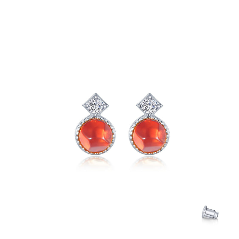Lafonn Fancy Lab-Grown Sapphire Stud Earrings