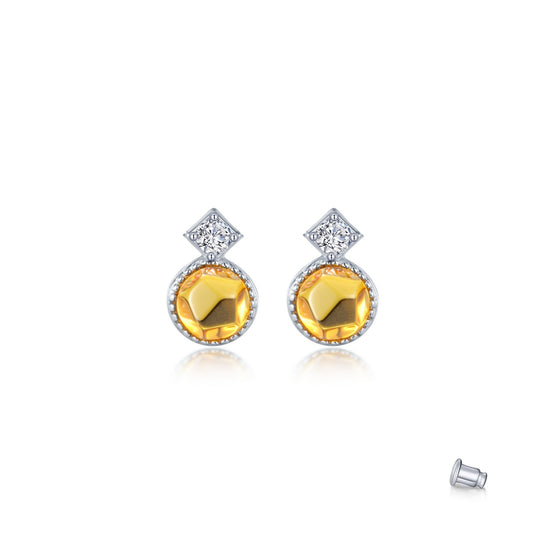 Lafonn Fancy Lab-Grown Sapphire Stud Earrings