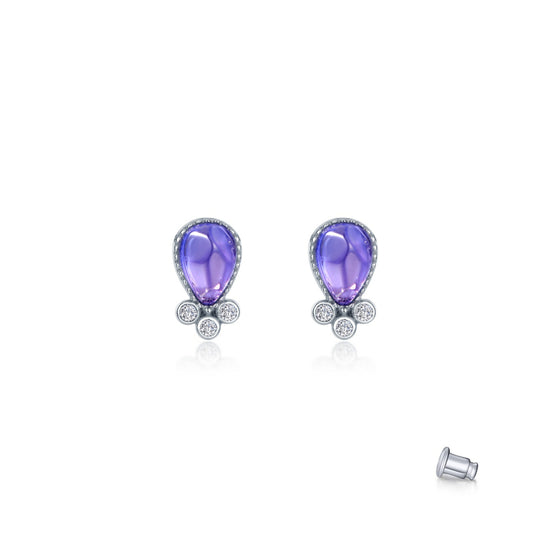 Lafonn Fancy Lab-Grown Sapphire Stud Earrings