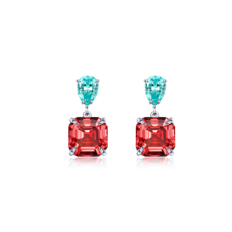 Lafonn Fancy Lab-Grown Sapphire Drop Earrings