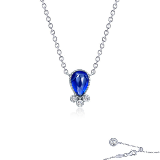 Lafonn Fancy Lab-Grown Sapphire Necklace