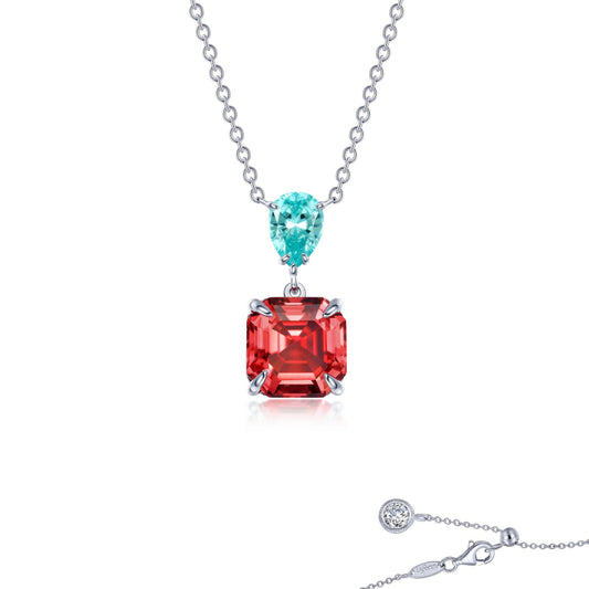 Lafonn Fancy Lab-Grown Sapphire Necklace