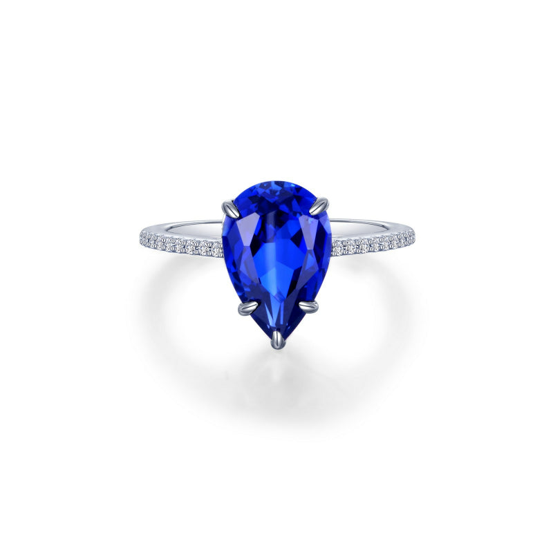 Lafonn Lab-Grown Sapphire Solitaire Ring