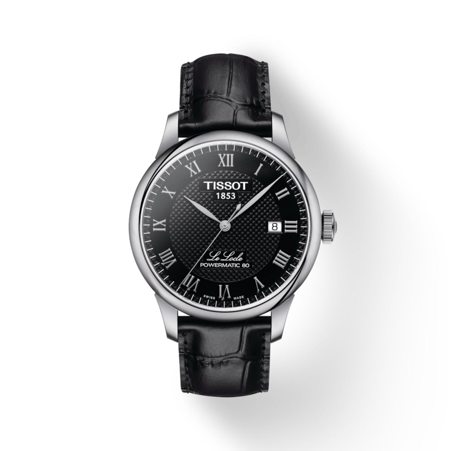 Tissot Le Locle Powermatic 80 (Leather, Black) Roman