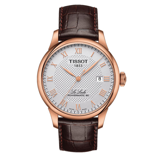 Tissot Le Locle Powermatic 80 (Leather, Brown) Roman