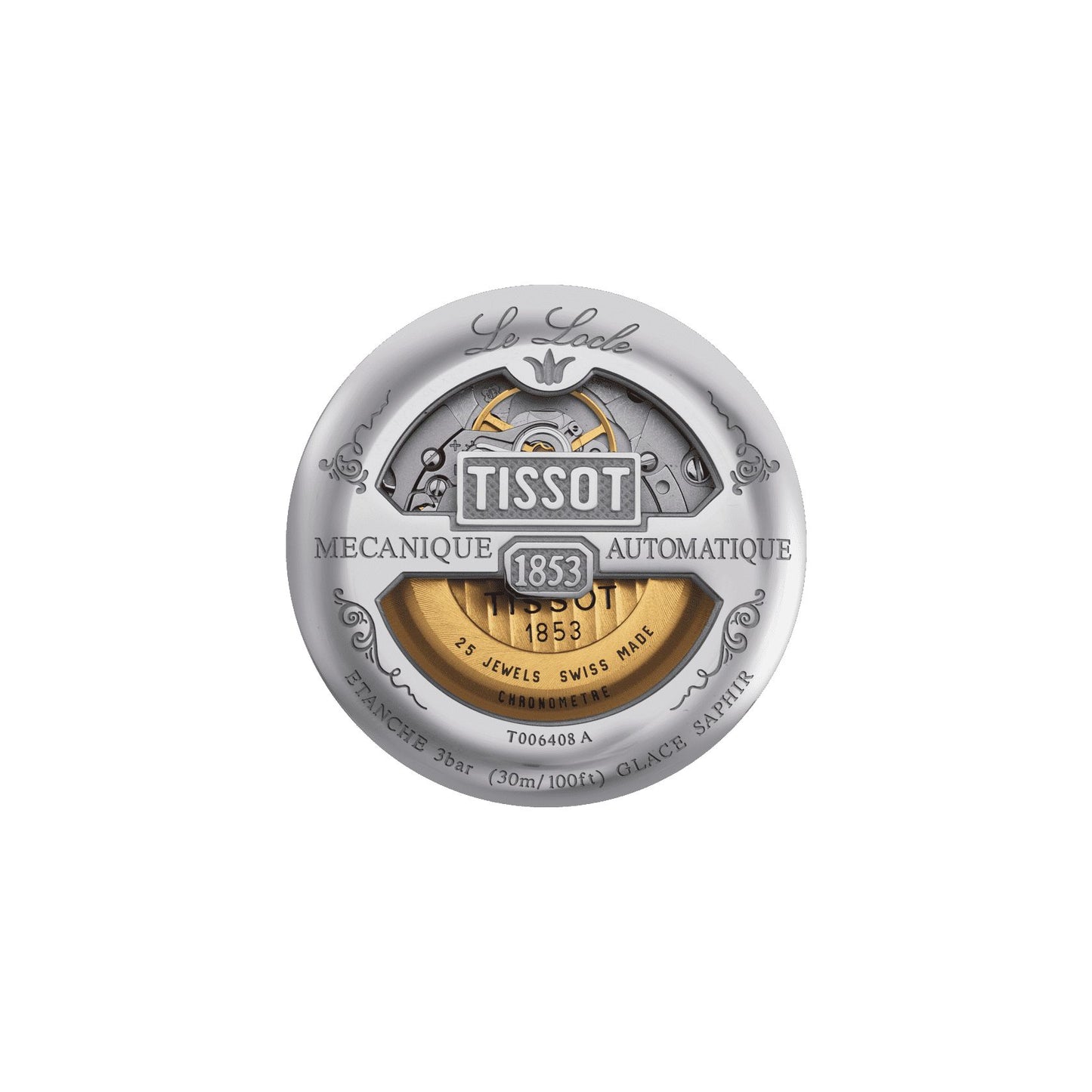 Tissot Le Locle Automatic Cosc (Stainless Steel, Grey) Arabic And Indexes