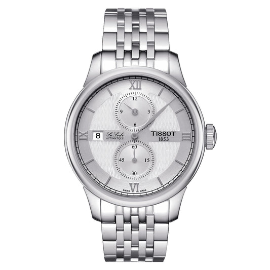 Tissot Le Locle Automatic Regulateur (Stainless Steel, Grey) Roman And Indexes