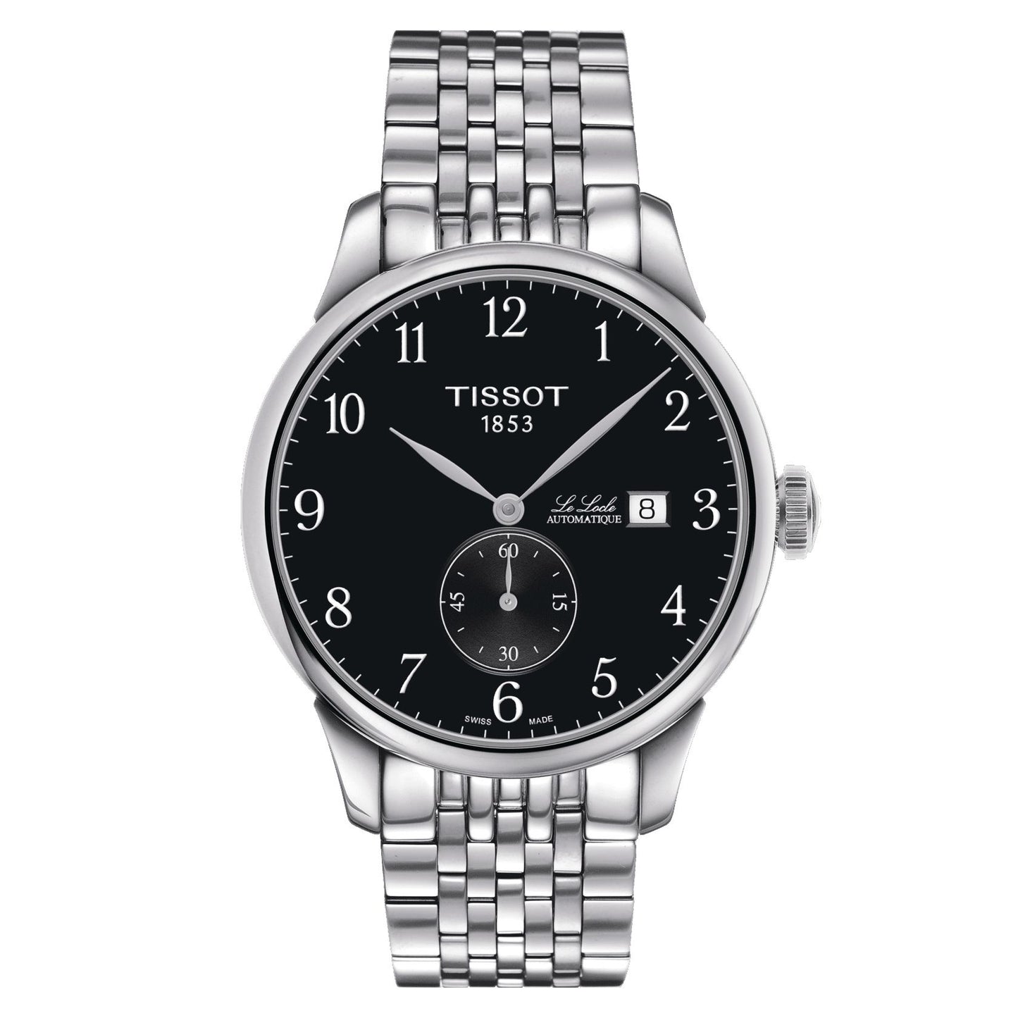 Tissot Le Locle Automatique Petite Seconde (Stainless Steel, Grey) Arabic