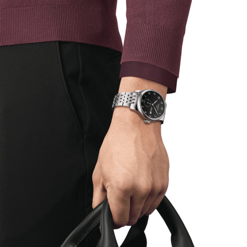 Tissot Le Locle Automatique Petite Seconde (Stainless Steel, Grey) Arabic