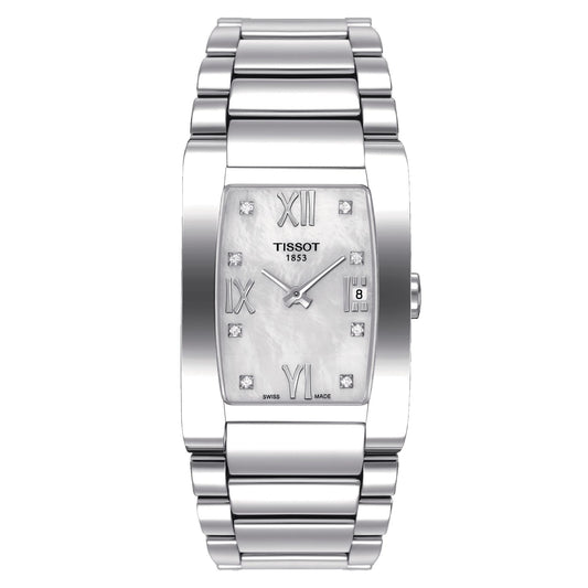Tissot Generosi-T (Stainless Steel, Grey) Roman And Diamonds