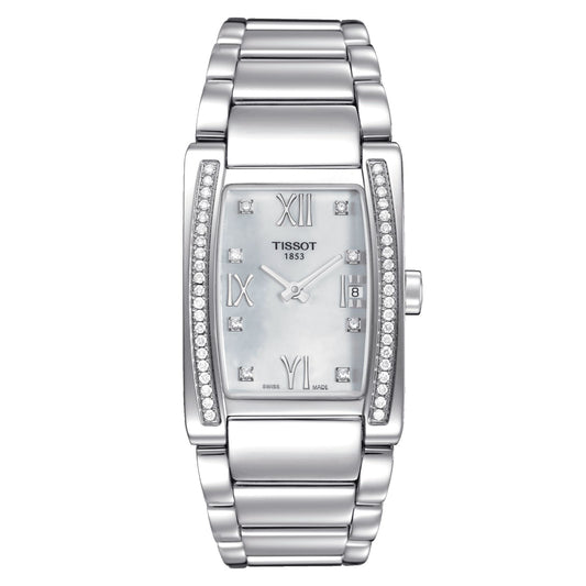 Tissot Generosi-T (Stainless Steel, Grey) Roman And Diamonds
