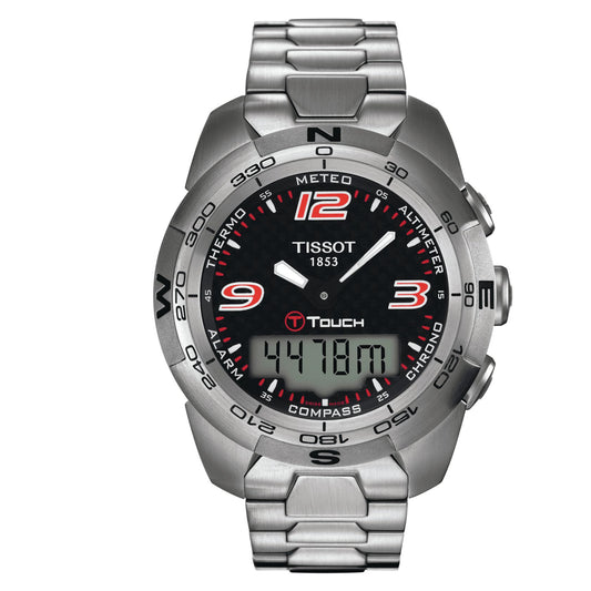 Tissot T-Touch Expert Stainless Steel (Stainless Steel, Grey) Arabic And Indexes