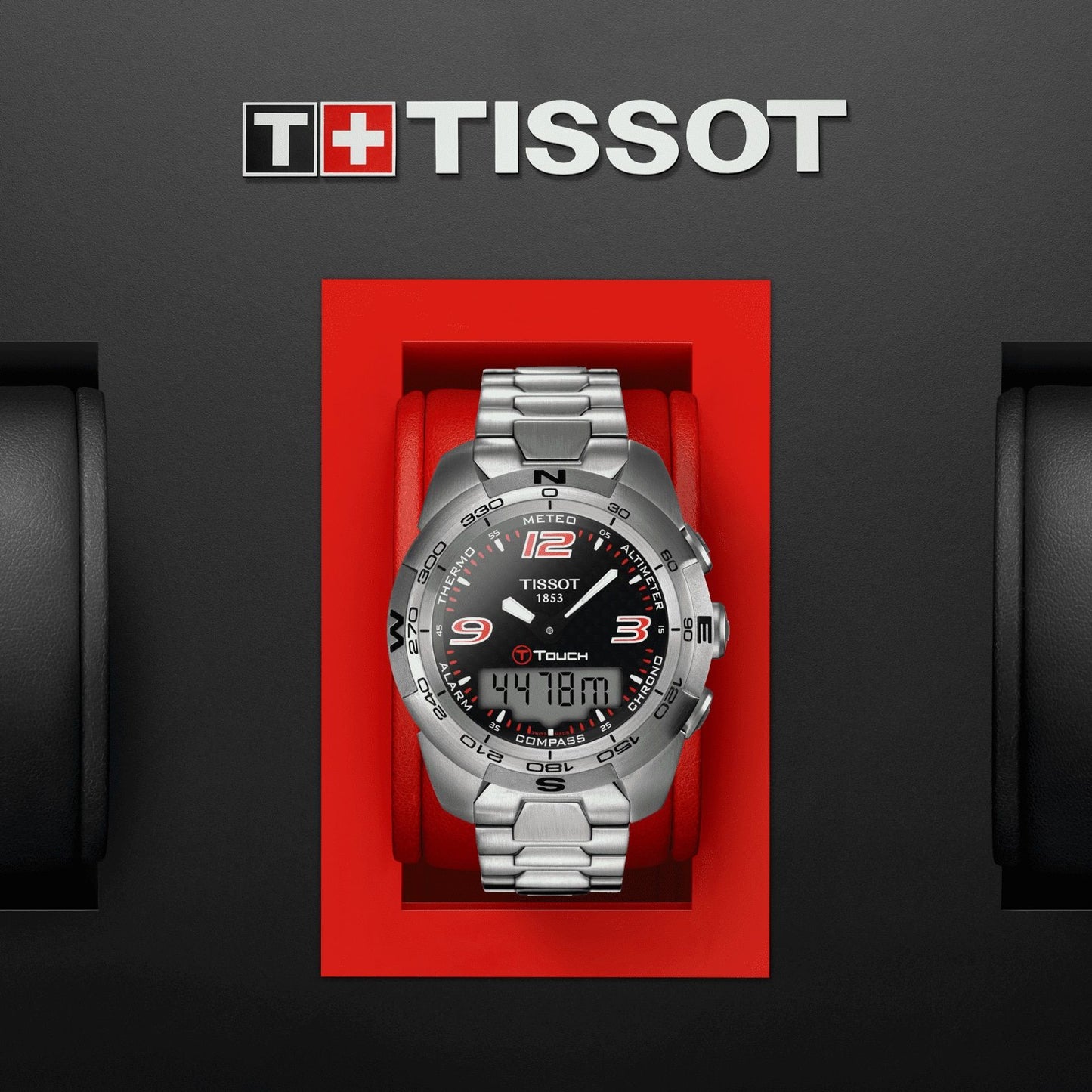 Tissot T-Touch Expert Stainless Steel (Stainless Steel, Grey) Arabic And Indexes