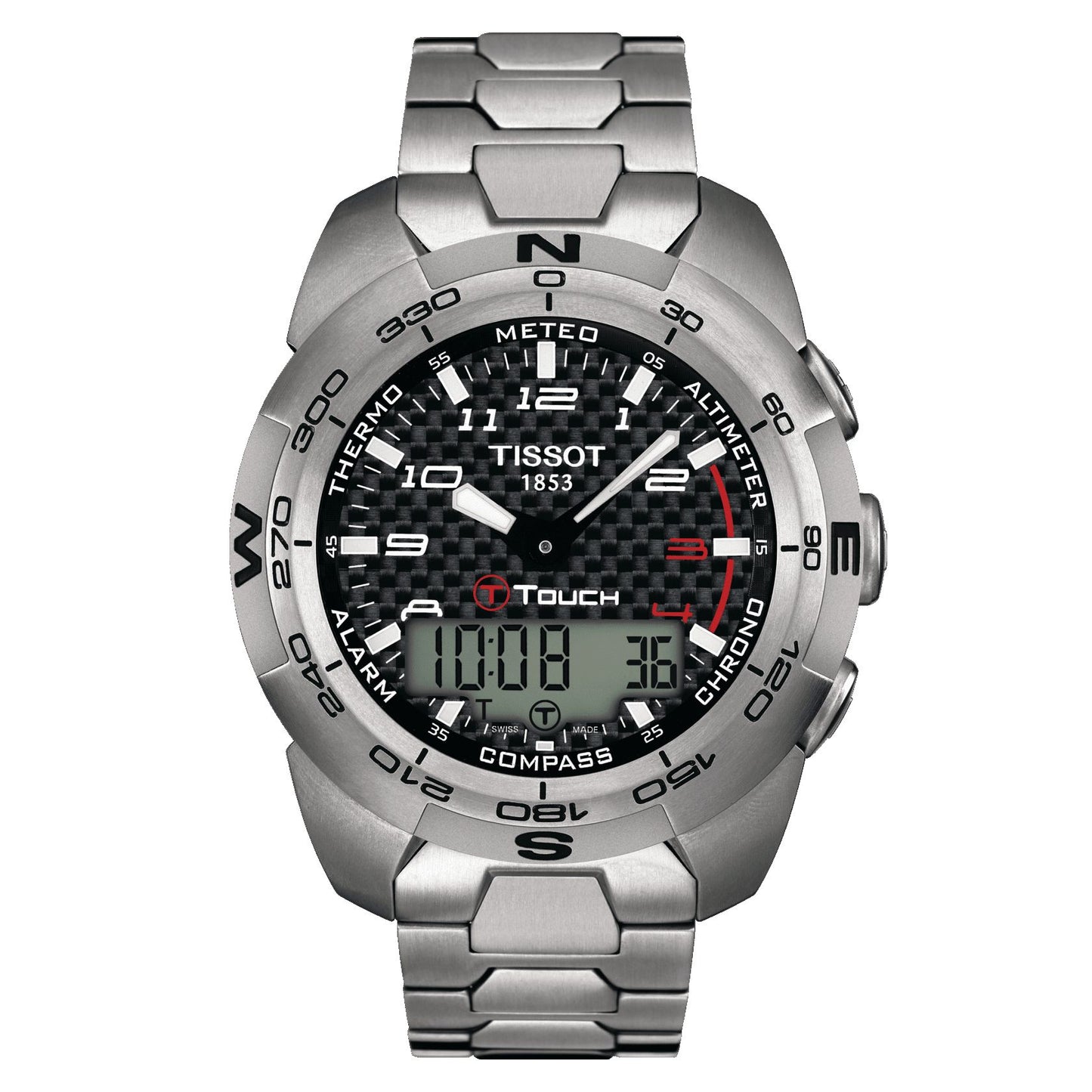 Tissot T-Touch Expert Titanium (Titanium, Grey) Arabic And Indexes