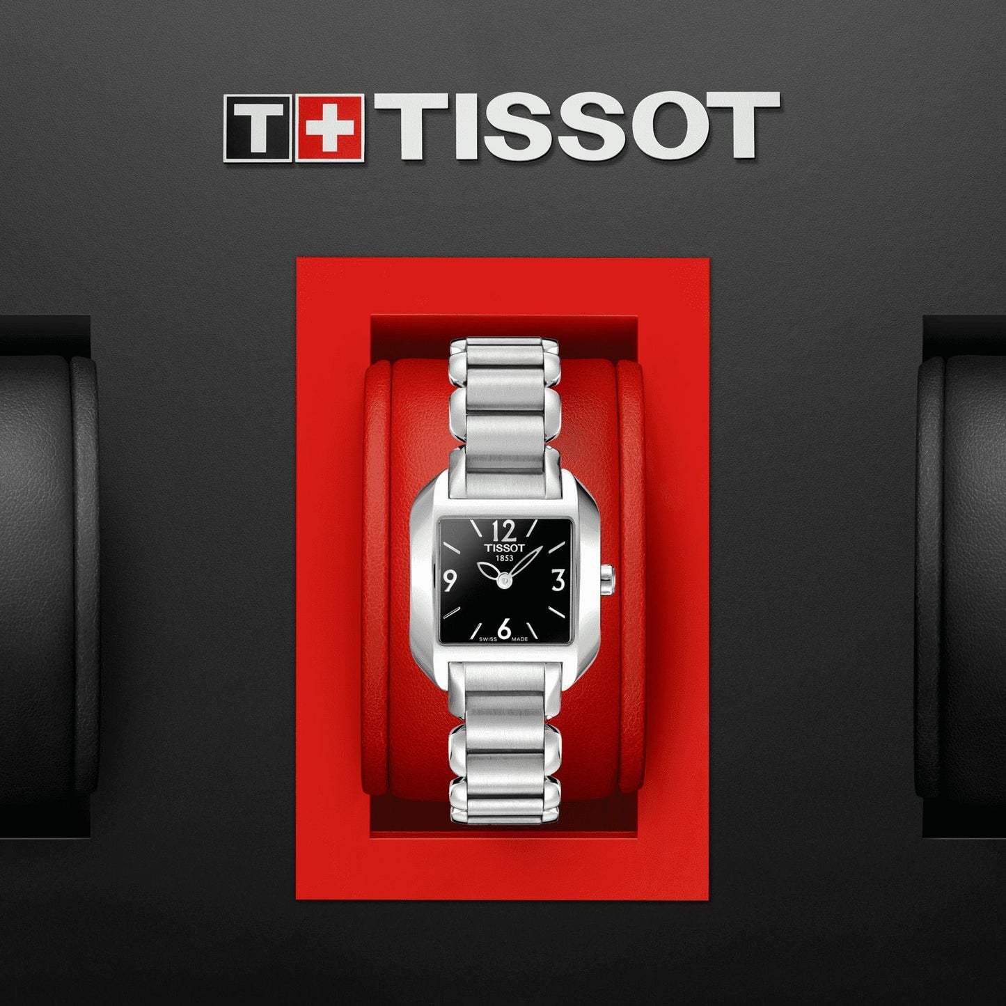 Tissot T-Wave Square (Stainless Steel, Grey) Arabic And Indexes
