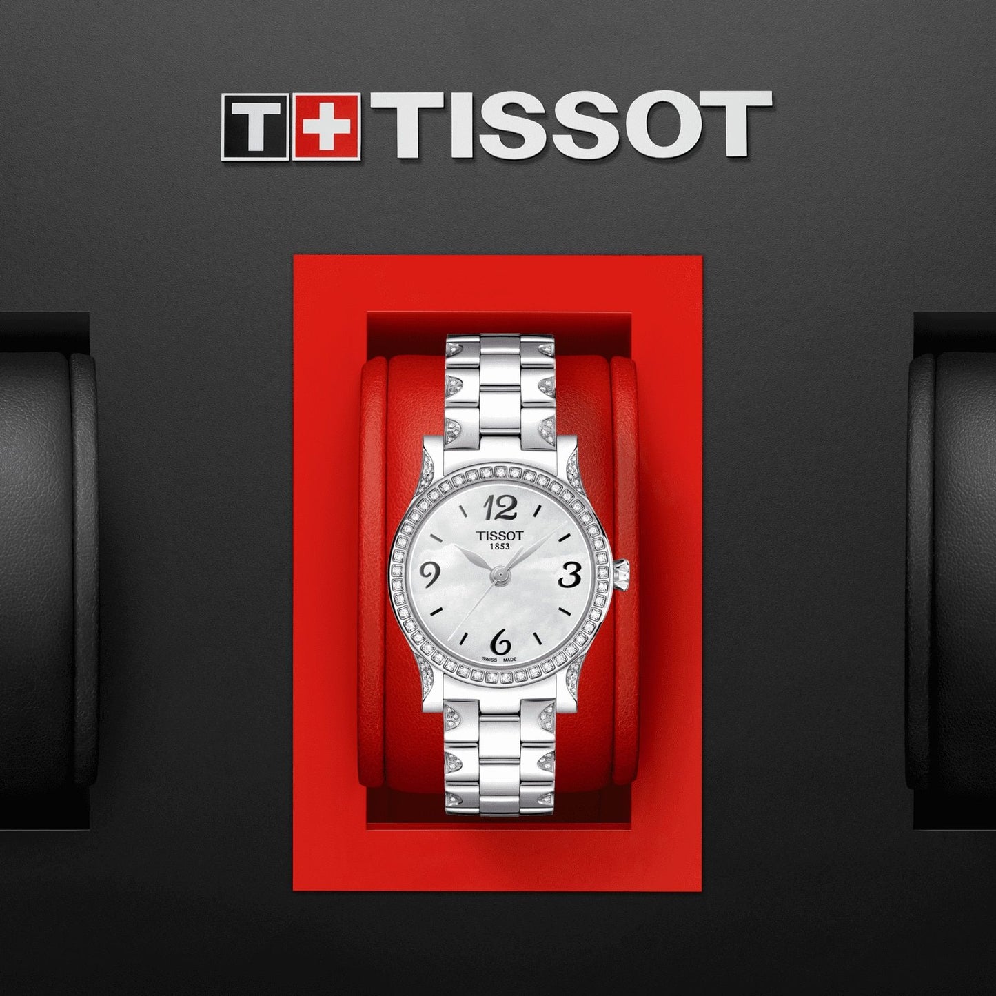 Tissot Stylis-T (Stainless Steel, Grey) Arabic And Indexes