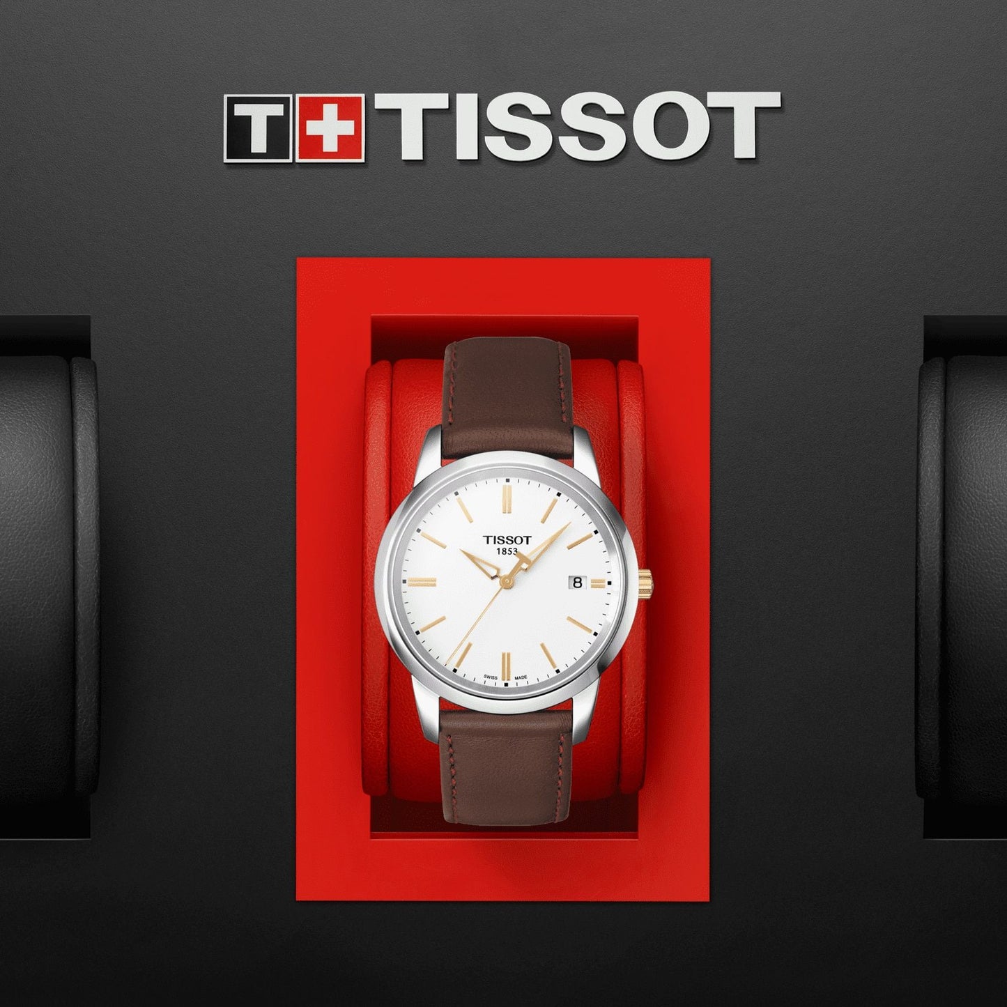 Tissot Classic Dream (Leather, Brown) Indexes