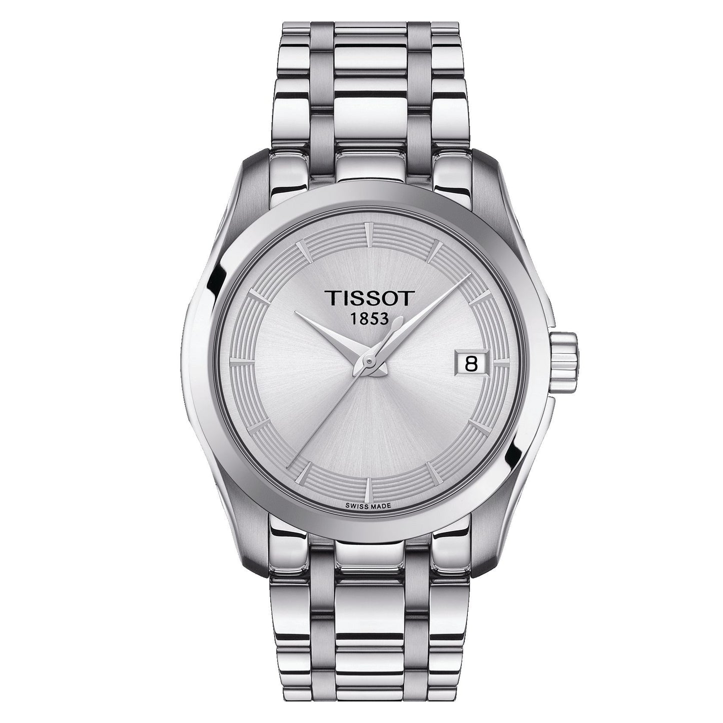 Tissot Couturier Lady (Stainless Steel, Grey) Indexes