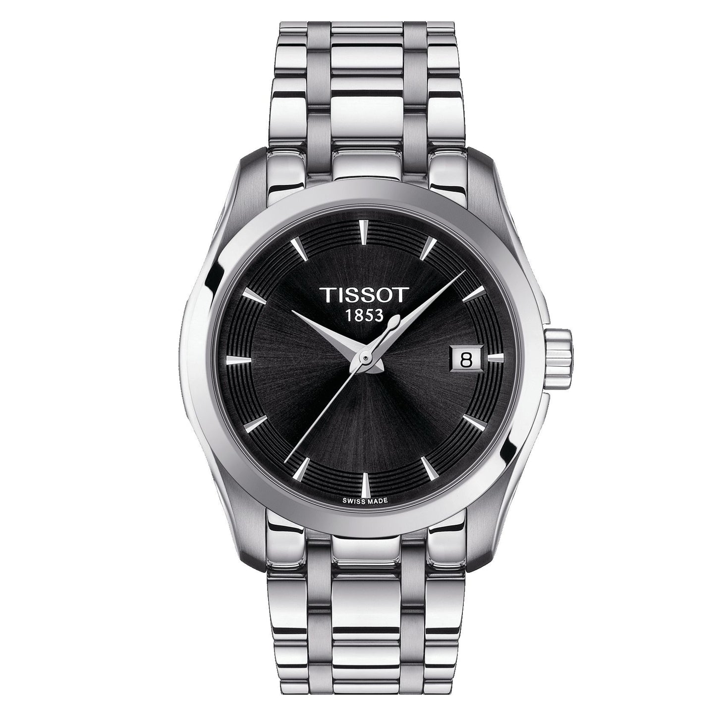 Tissot Couturier Lady (Stainless Steel, Grey) Indexes
