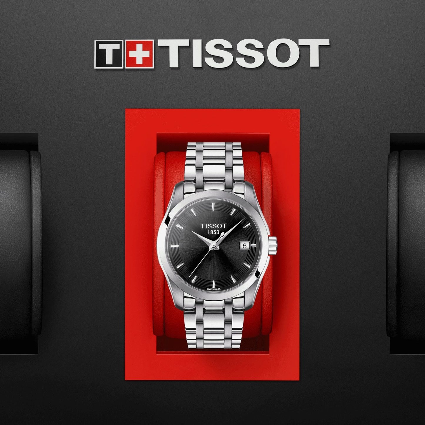 Tissot Couturier Lady (Stainless Steel, Grey) Indexes