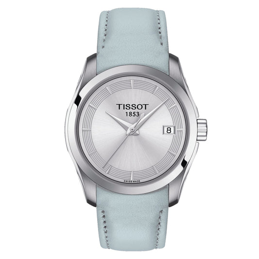 Tissot Couturier Lady (Leather, Blue) Indexes