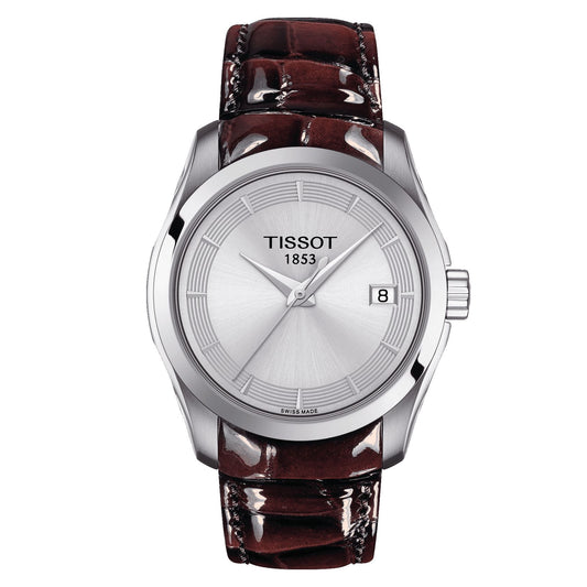 Tissot Couturier Lady (Leather, Brown) Indexes