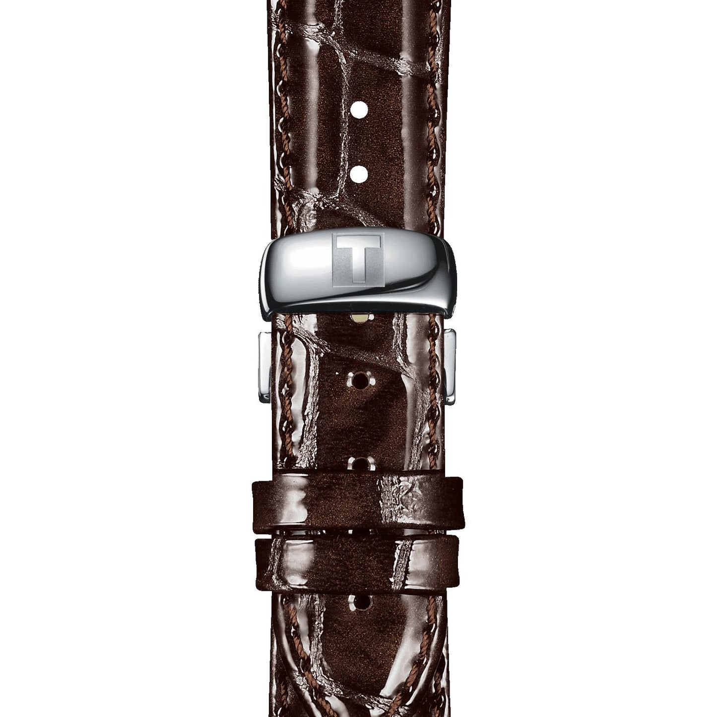 Tissot Couturier Lady (Leather, Brown) Indexes