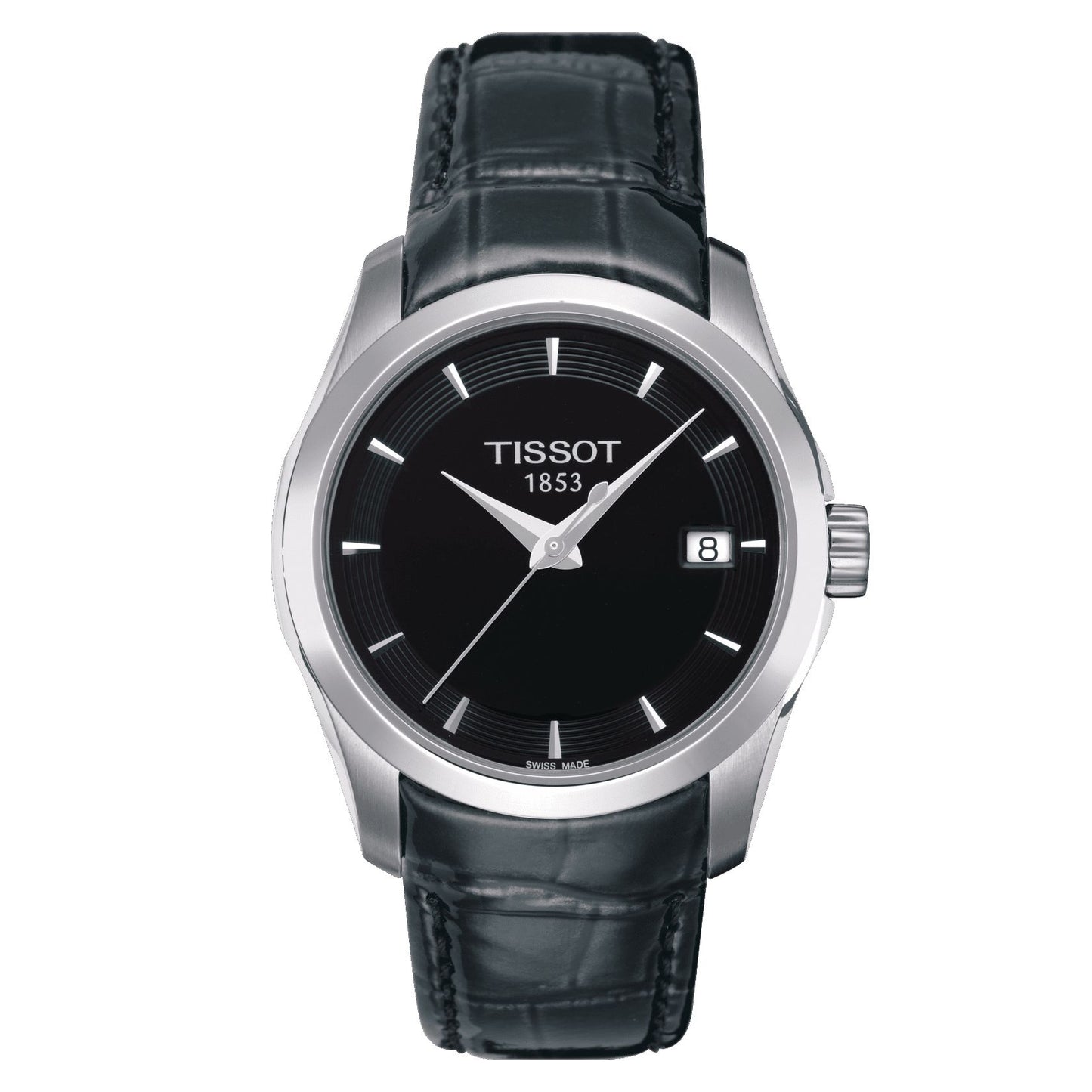 Tissot Couturier Lady (Leather, Black) Indexes