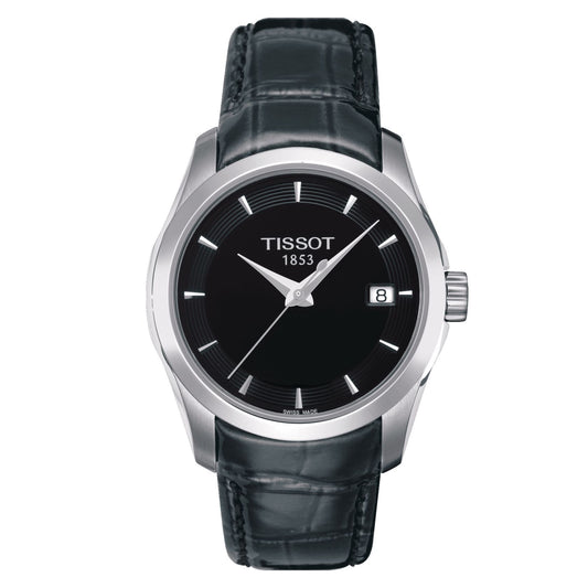 Tissot Couturier Lady (Leather, Black) Indexes