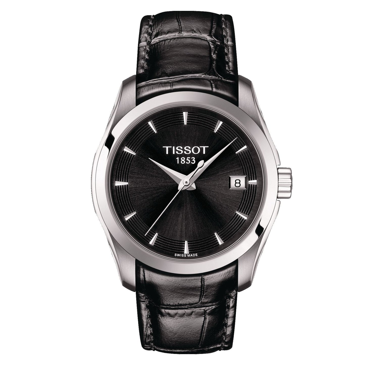 Tissot Couturier Lady (Leather, Black) Indexes